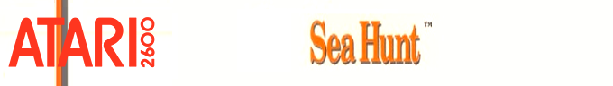 Sea Hunt logo for Atari 2600